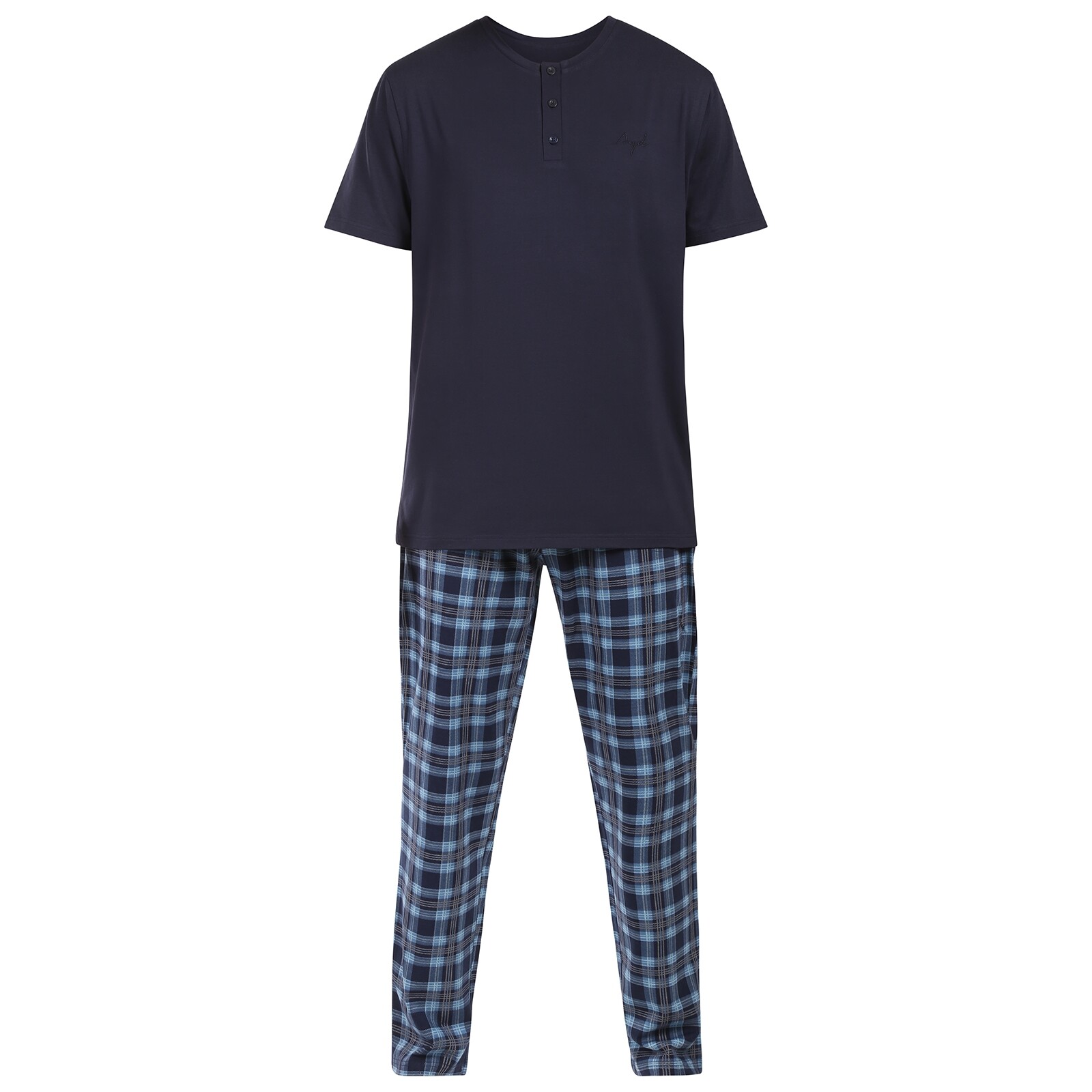 Pánské pyžamo Nedeto modalové vícebarevné (1NADV1) M