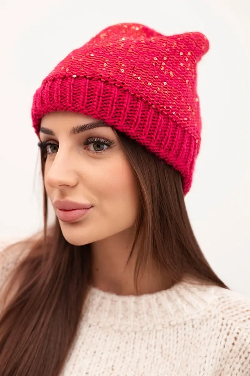 Dámská čepice Amira K359 fuchsia