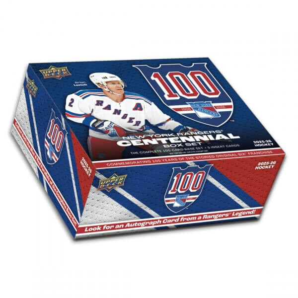 2025-2026 Upper Deck New York Rangers Centennial Box Set