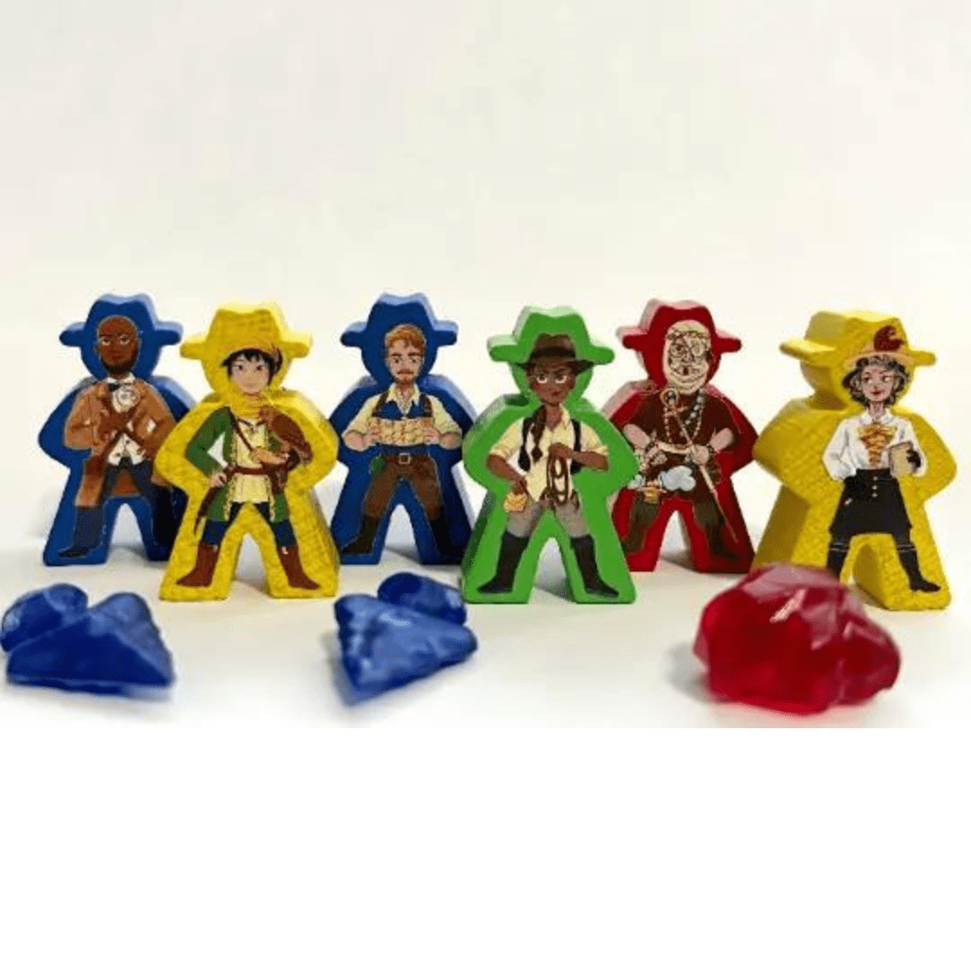 MeepleStickers Samolepky pro Ztracený ostrov Arnak