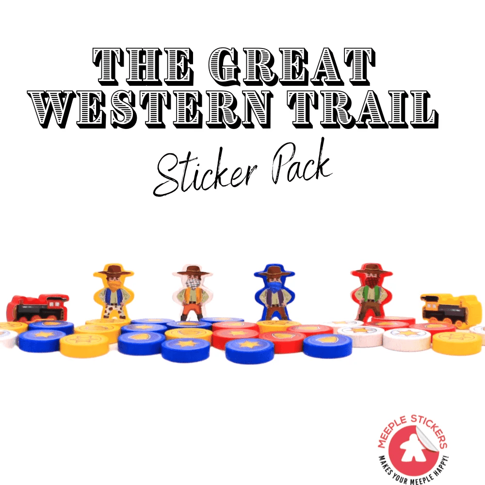 MeepleStickers Samolepky pro Great Western Trail (1st edition)