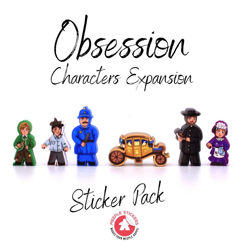 MeepleStickers Samolepky pro Obsession - Characters expansion