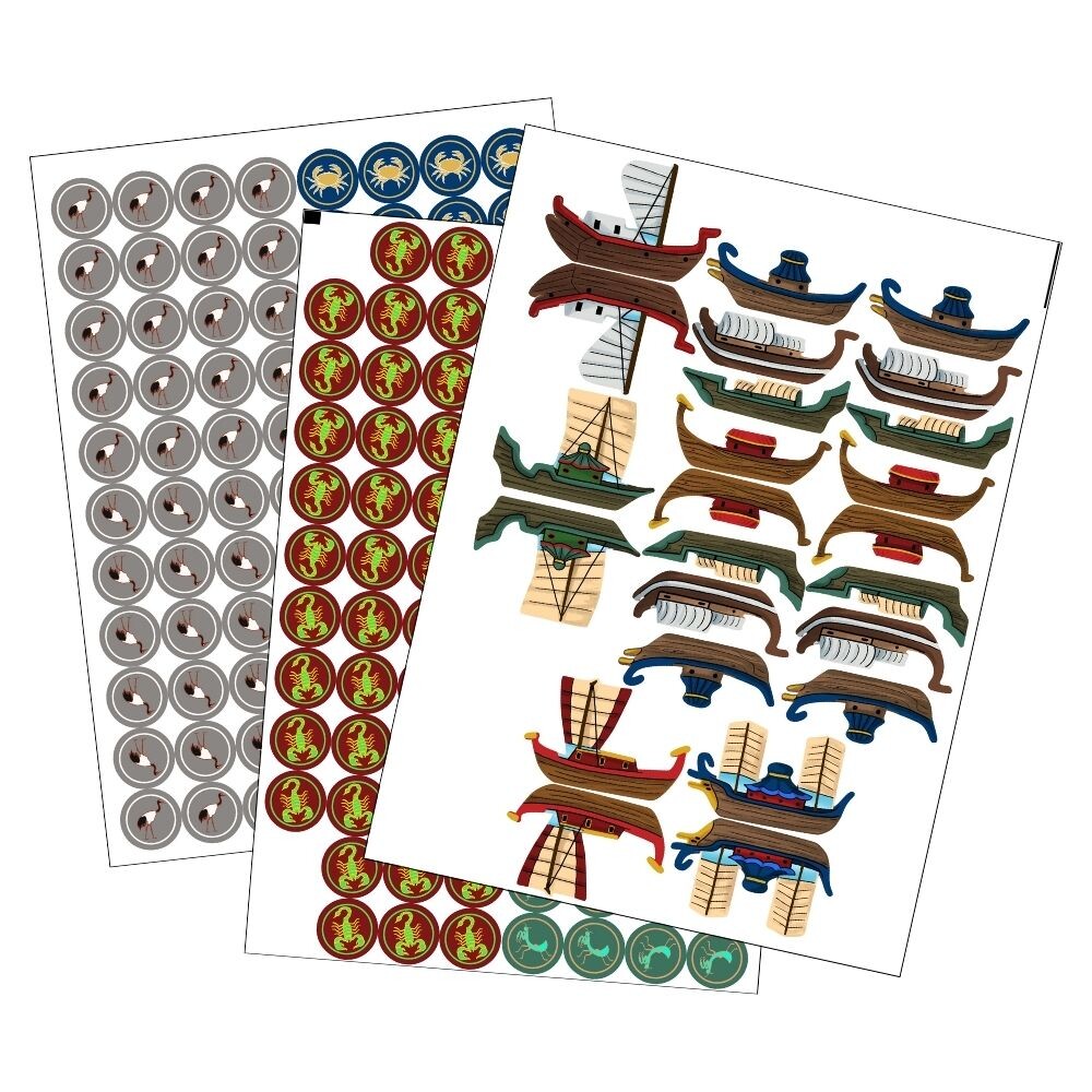 MeepleStickers Samolepky pro River of Gold