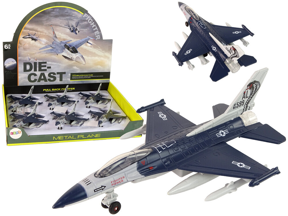 mamido Kovové letadlo se světly a zvuky modré