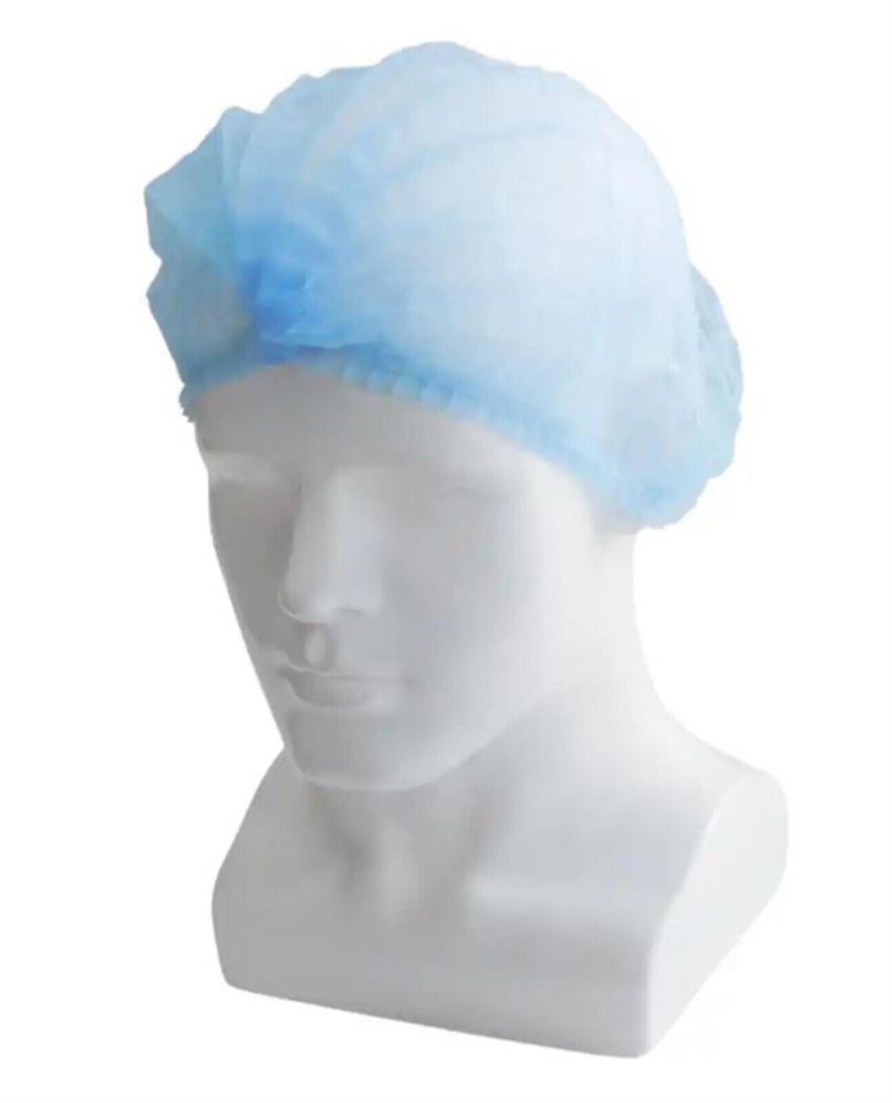 Čepice Clip z netkané textilie - 100 ks, modrá