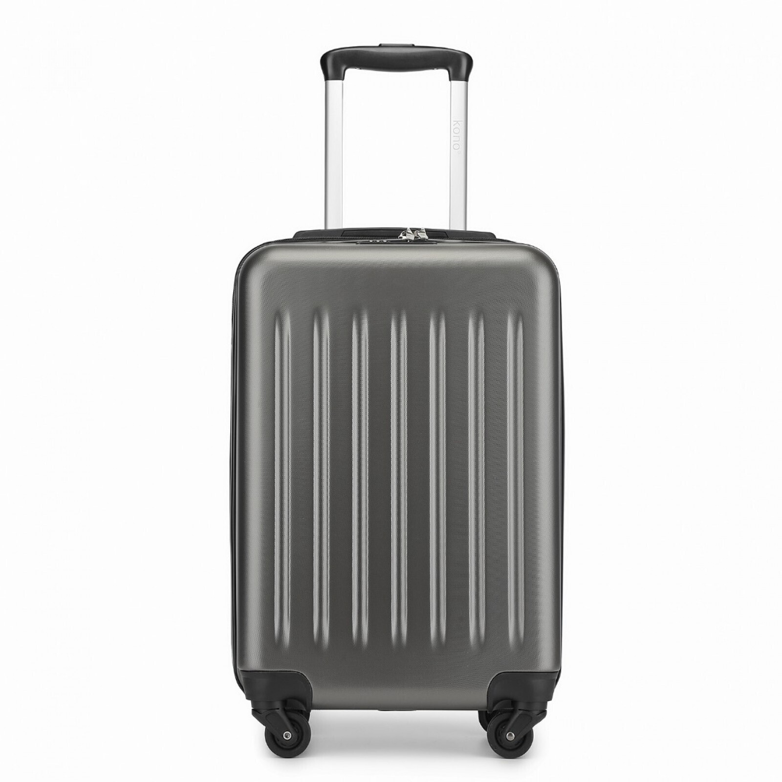 Lehký kabinový ABS+PC kufr Kono - šedo-černý - 33 L