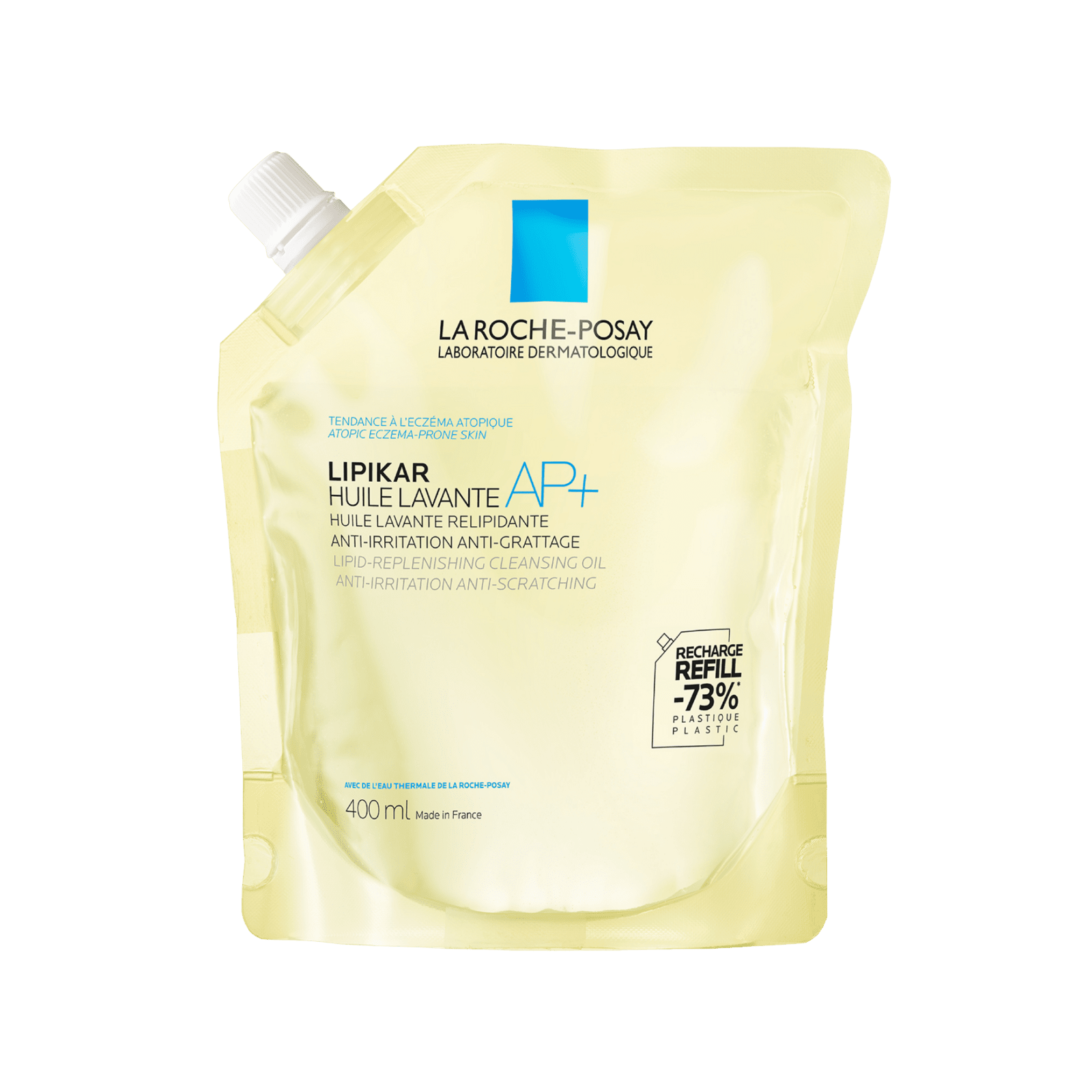 LA ROCHE-POSAY Lipikar Olej AP+ zvláčňující relipidační koupelový a sprchový olej na podrážděnou pokožku 400 ml