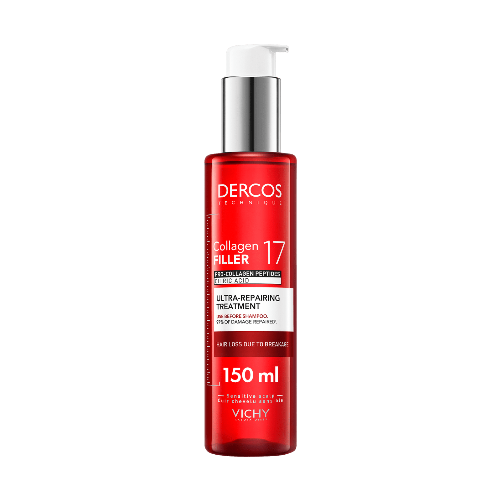 VICHY Collagen 17 Filler ultra-regenerační kůra s kyselinou citronovou a pro-kolagenovými peptidy 150 ml