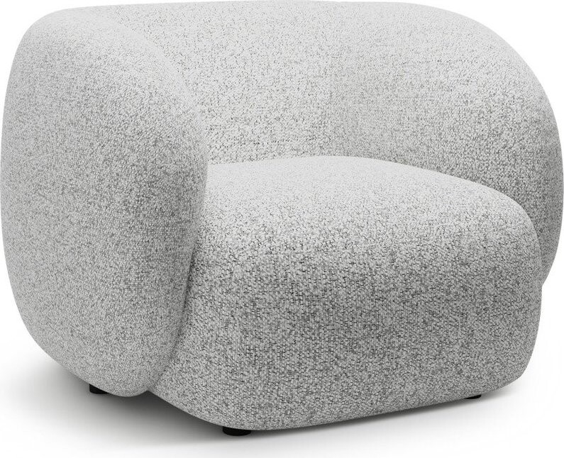 Světle šedé křeslo Kate – Micadoni