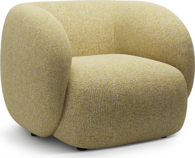 Žluté křeslo Kate – Micadoni