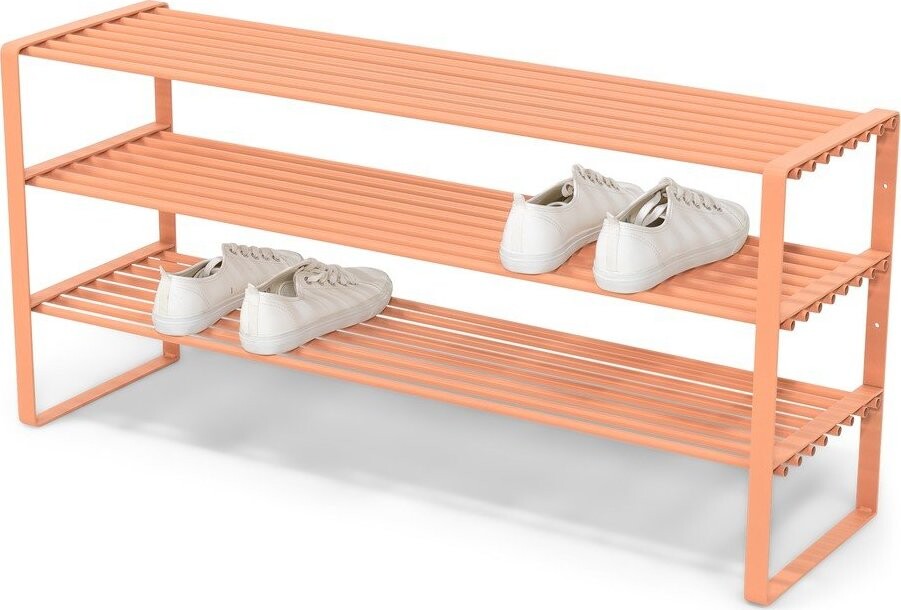 Ocelový botník v lososové barvě 100x48,5x29 cm Rex – Spinder Design