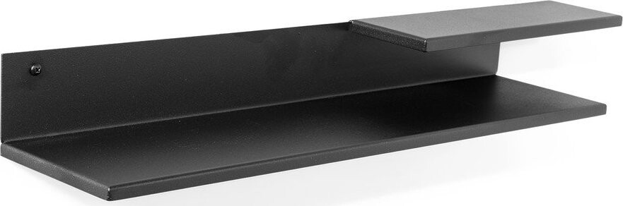 Černá patrová ocelová police 67,5 cm Folio – Spinder Design