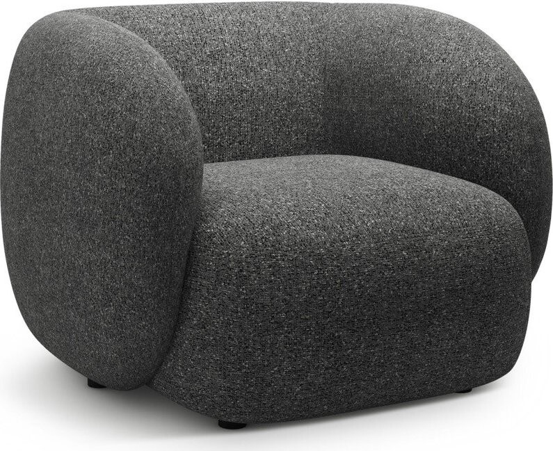 Tmavě šedé křeslo Kate – Micadoni