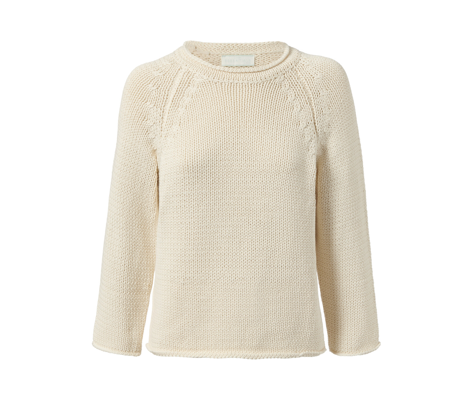 Tchibo - Svetr z hrubého úpletu z páskové příze - pro ženy - vel. L 44/46 - barva: béžová