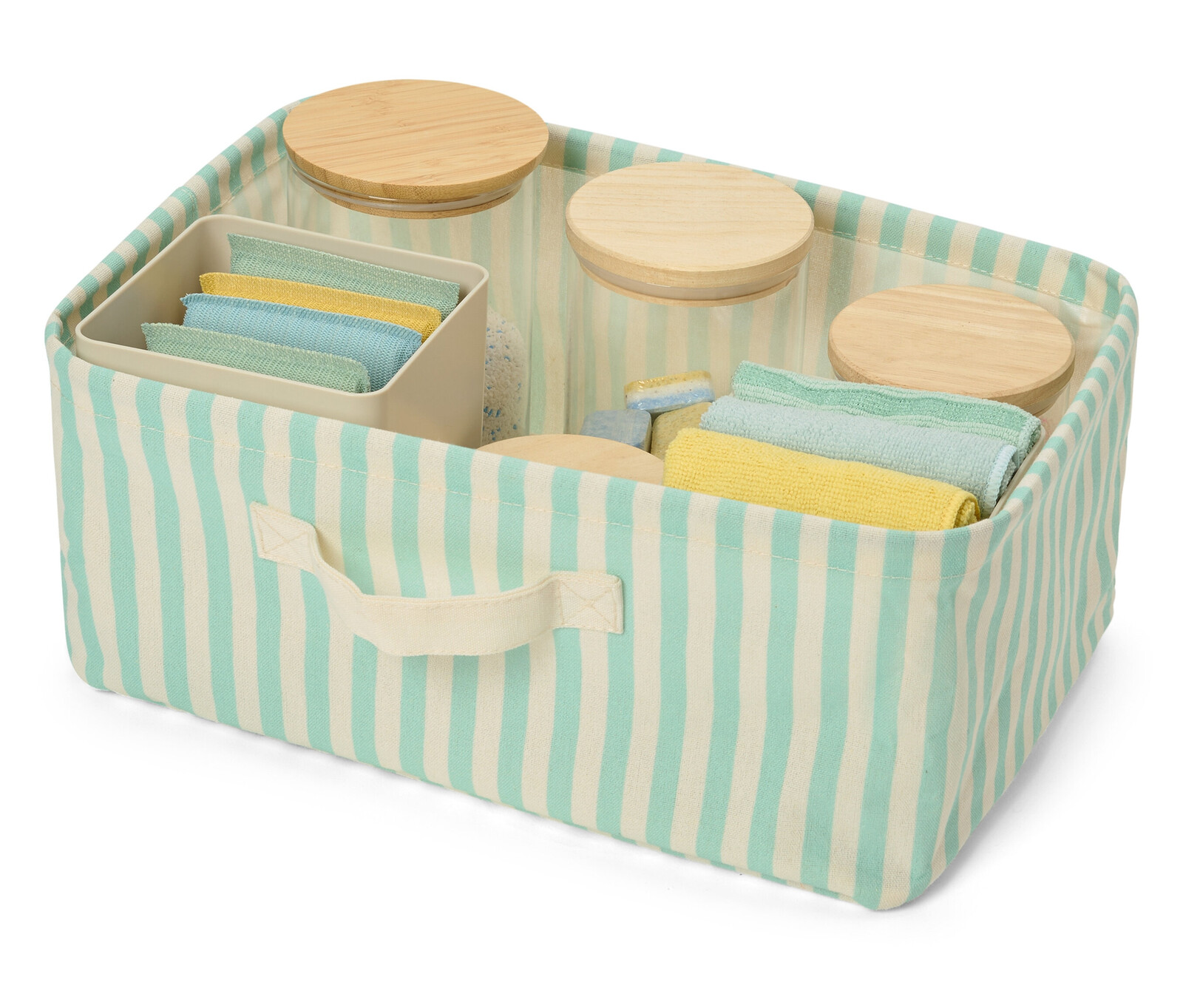 Tchibo - Skládací úložný box - barva: béžová