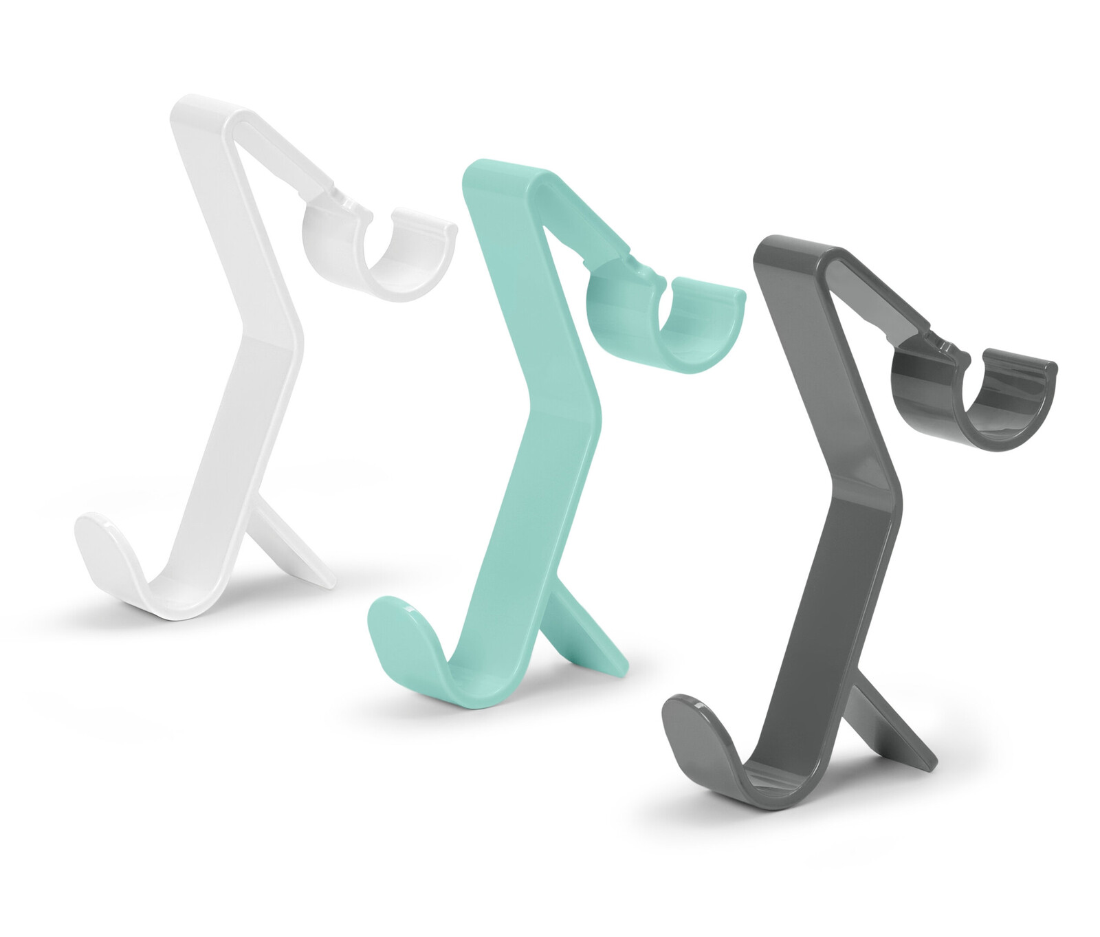 Tchibo - Háčky na topná tělesa - barva: bílá