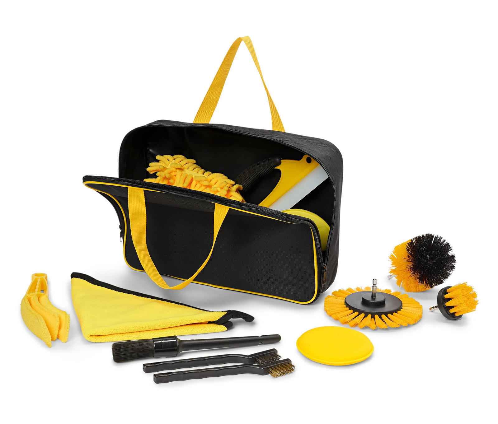 Tchibo - Sada na čištění auta - barva: černá