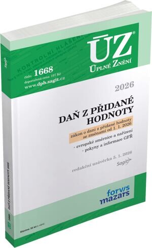 ÚZ 1668 Daň z přidané hodnoty