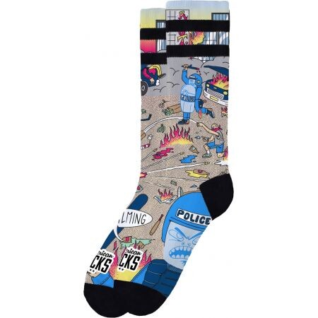 Ponožky American Socks Mayhem - Béžová - L/Xl