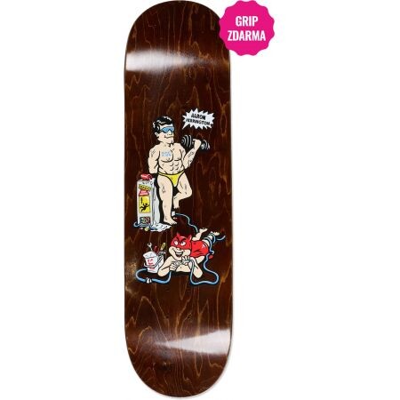 Sk8 Deska Polar Aaron Herrington - Pumpi - Hnědá - 8.5