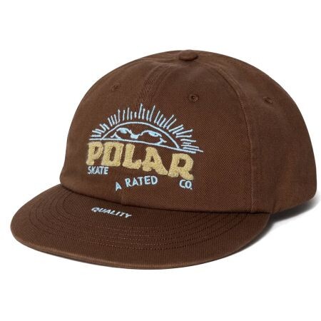 Kšiltovka Polar Cheeky Sun Ramy Cap - Hnědá - Univerzální