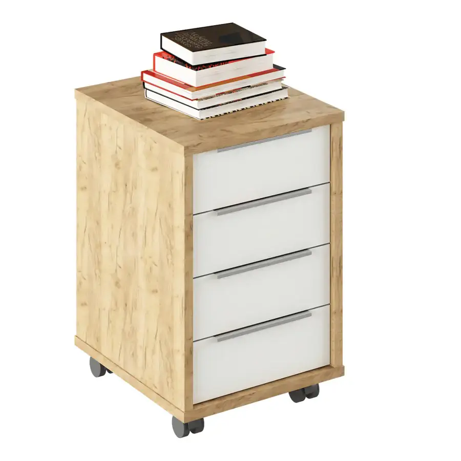 Tempo Kondela Kontejner RIOMA TYP 14 - dub artisan/bílá