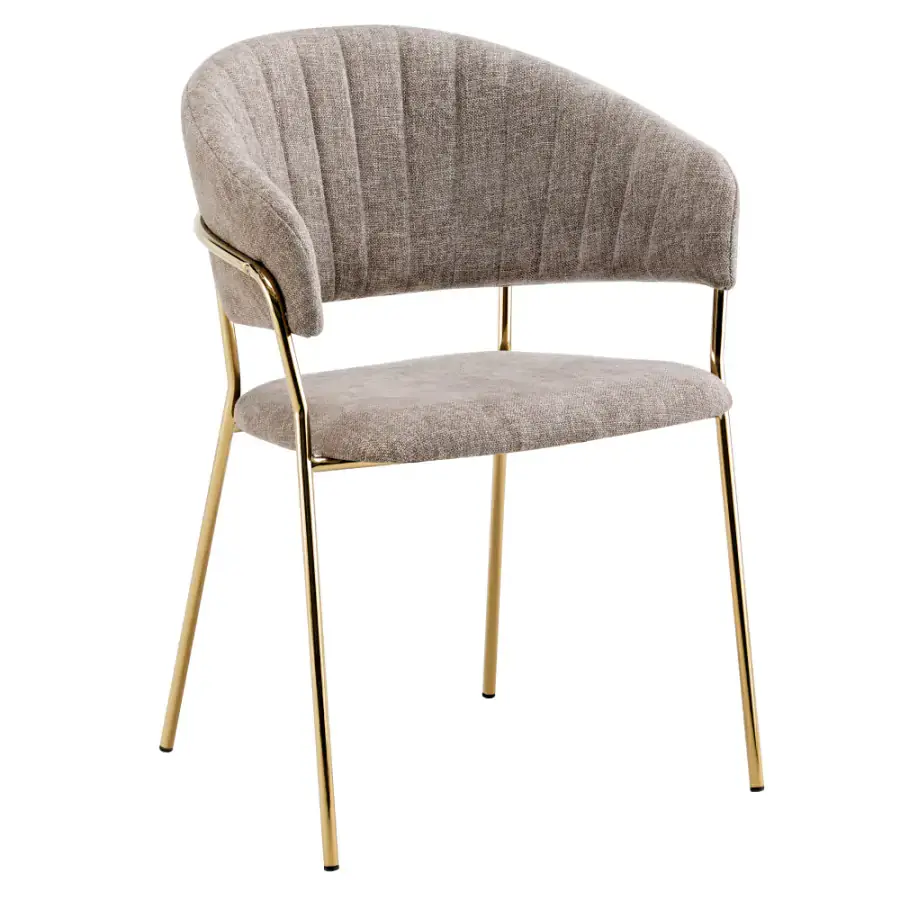 Tempo Kondela Jídelní křeslo DASMIN TYP 1 - hnědá/zlatá