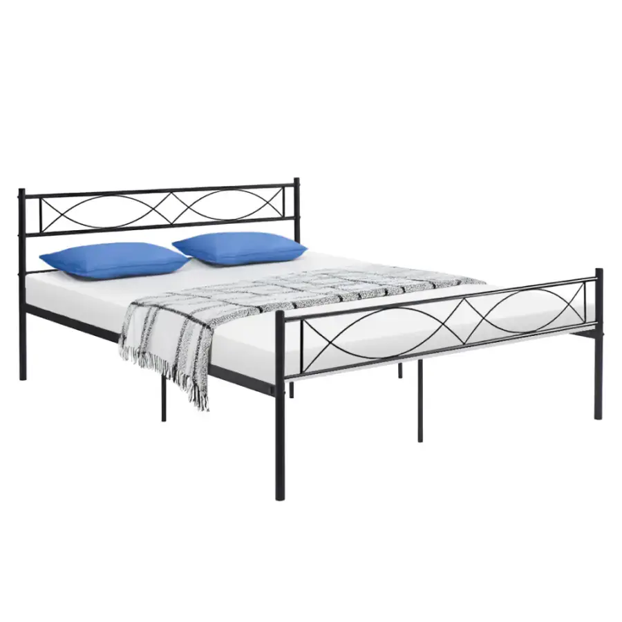 Tempo Kondela Kovová postel STELVIA 160 - černá