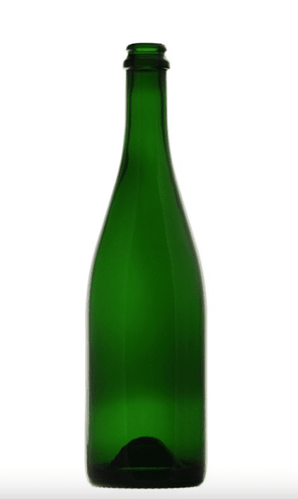 Láhev 0,7 l sektová (korek) - zelená