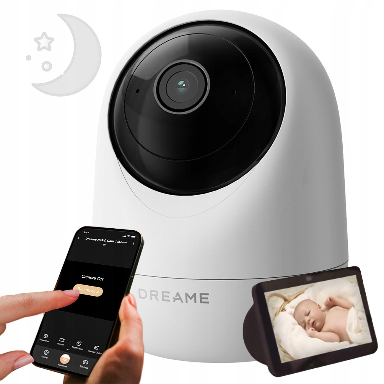 Dreame Navo Se Fhd 1080p Incam Kamera 3MP 360° Ir Ai Vnitřní Chůvička Wifi