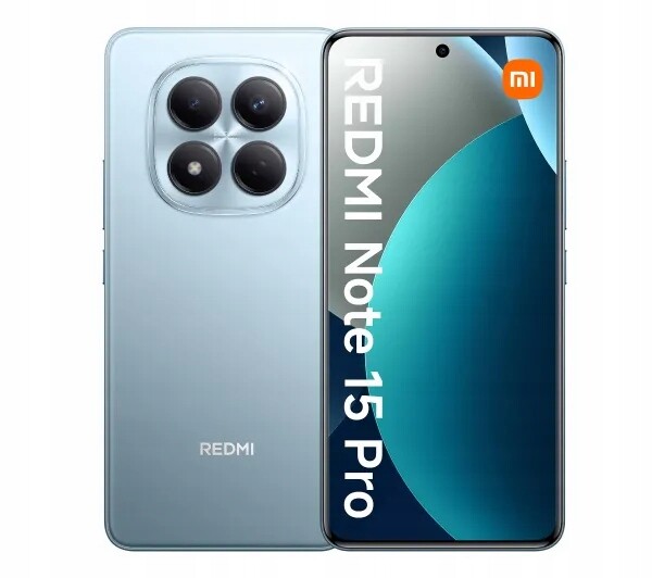Rychlý a výkonný chytrý telefon Xiaomi Redmi Note 15 Pro 4G Modrý 12GB 512GB