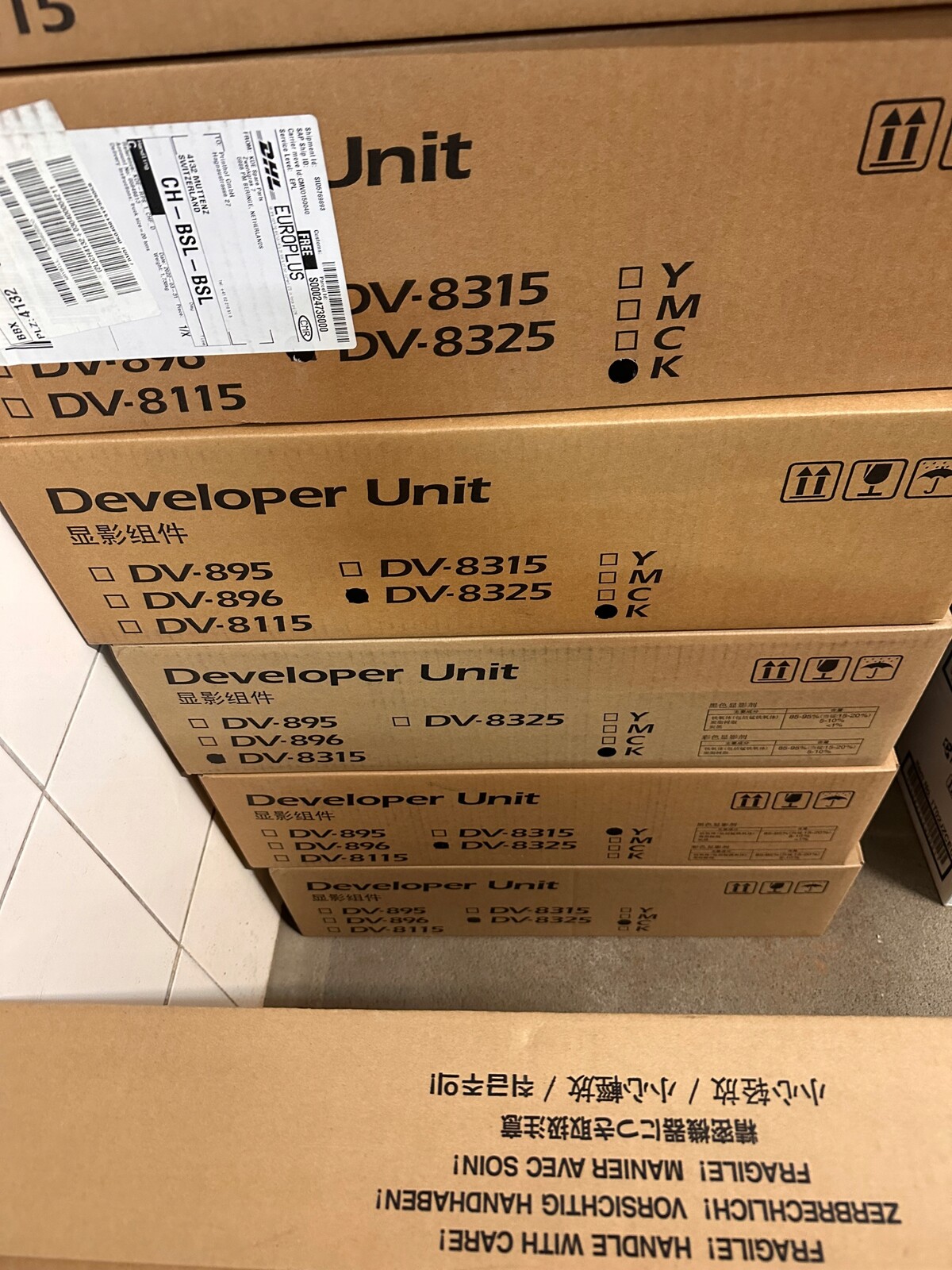 Vývojář Kyocera DV-8325 Cyan Originál pro Kyocera Taskalfa 2551CI