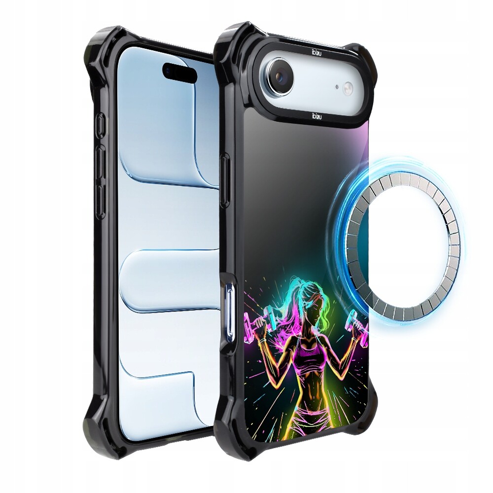 Pouzdro pro iPhone Air Ibizu DropGuard Ultra s MagSafe, fitness vibrace