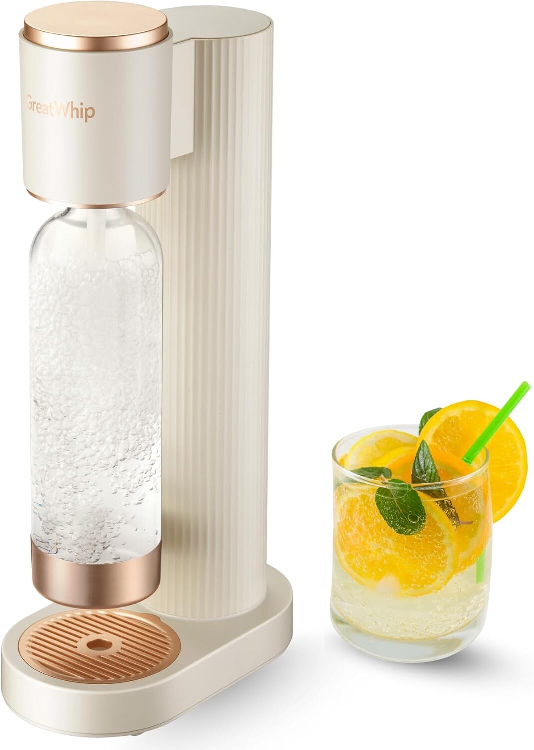 Výrobník Sody Regulovatelný Greatwhip 1L Soda Stream Náboje 60L