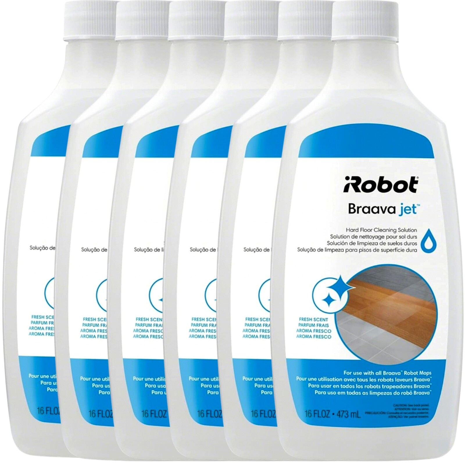 6 x kapalina, koncentrát iRobot Braava Jet M6, Roomba Combo i/j/105/205/405/505