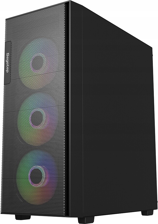 Počítačová Skříň Usb 3.0 Full Mesh Prodyšné Tvrzené Sklo mATX