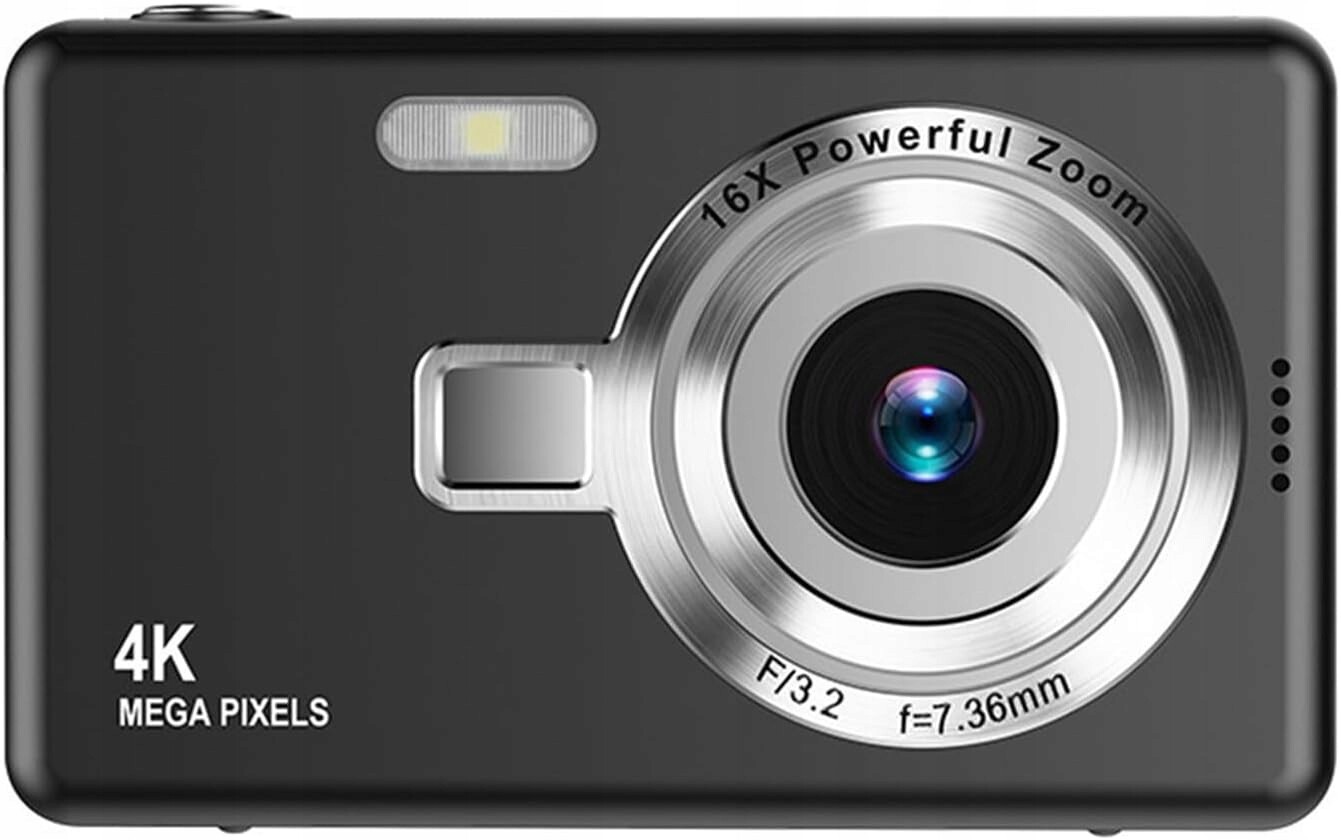 Digitální Fotoaparát Goshyda 16X Kompaktní 12MP Videokamera S Obrazovkou 2,4''