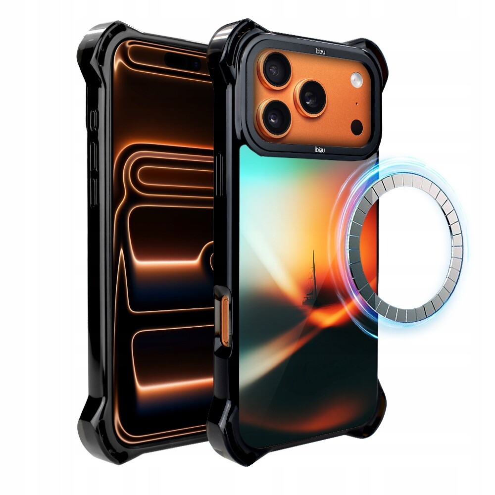 Pouzdro Ibizu DropGuard Ultra pro iPhone 17 Pro s MagSafe, Golden Hour