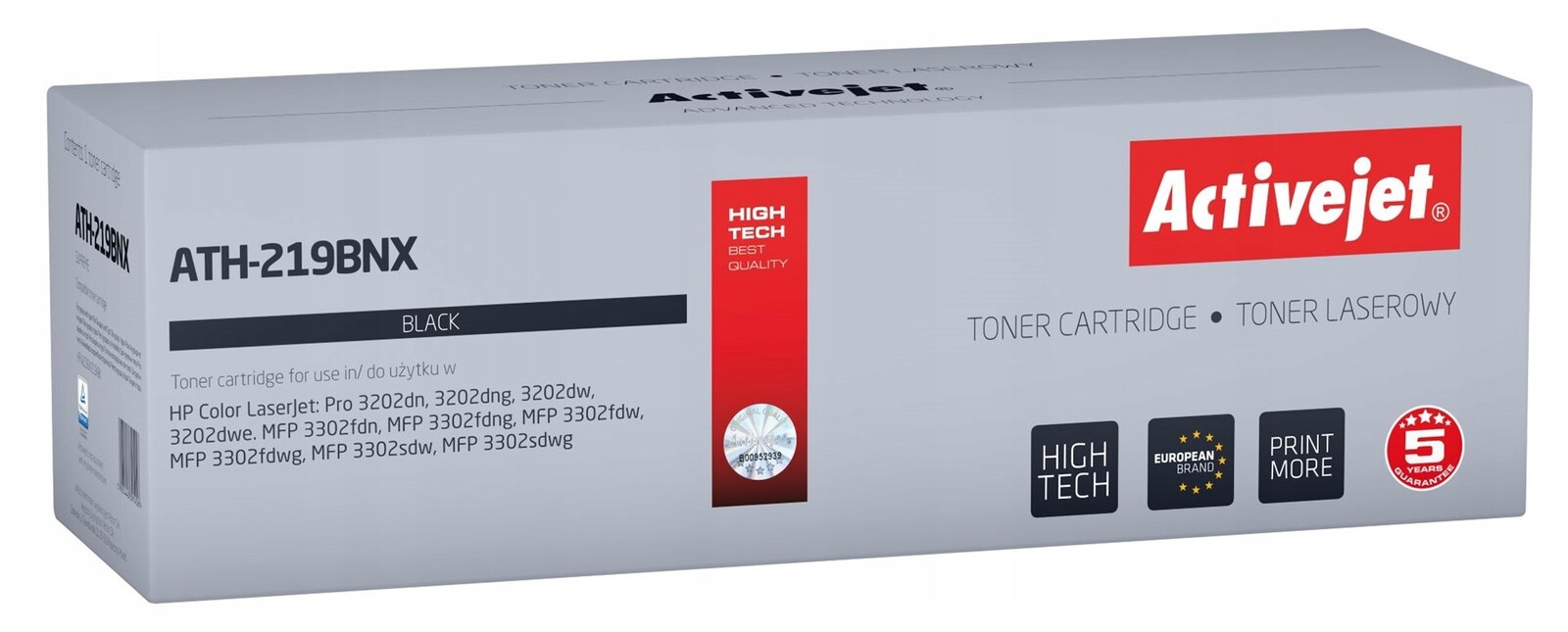 Activejet toner pro Hp 219X W2190X new ATH-219BNX