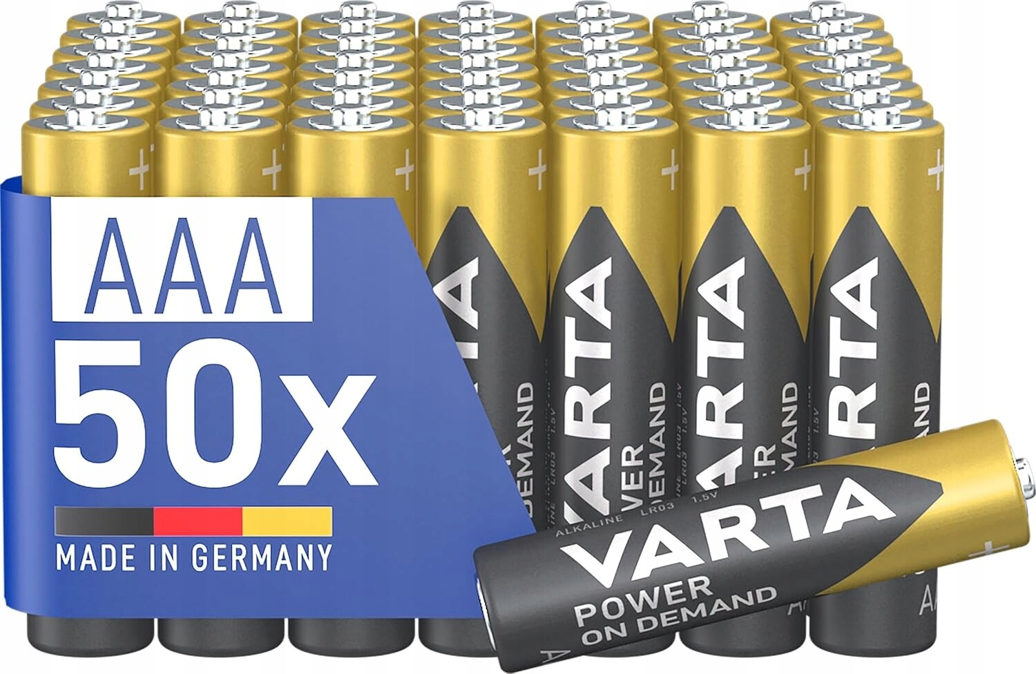 Varta Baterie Aaa Power on Demand 50 ks Alkalické 1,5 V pro Smart Home Pc