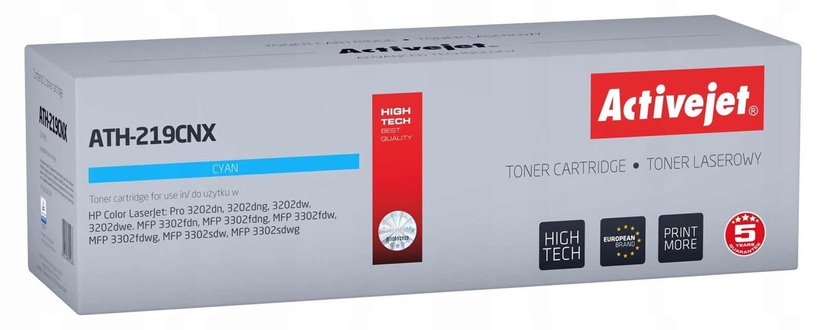 Activejet toner pro Hp 219X W2191X new ATH-219CNX
