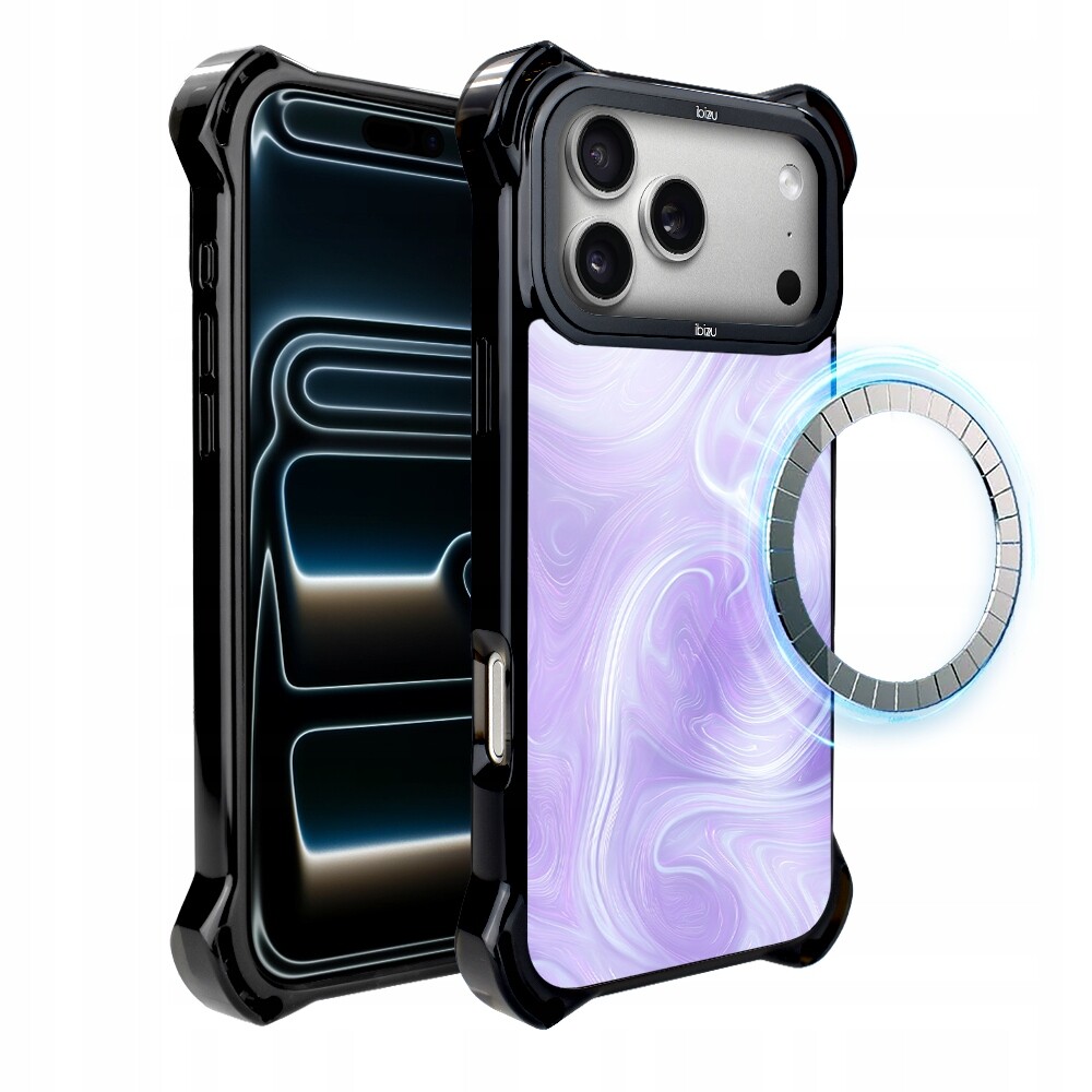 Pouzdro Ibizu DropGuard Ultra s MagSafe pro iPhone 17 Pro Max, levandulový vír