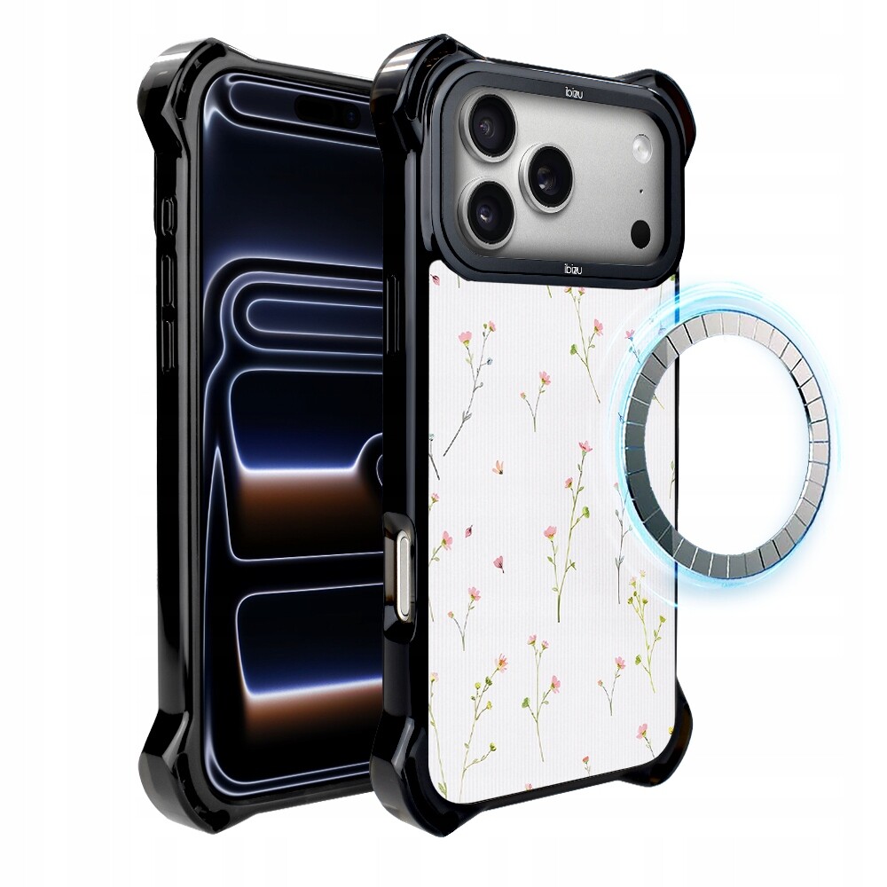 Pouzdro pro iPhone 17 Pro Max Ibizu DropGuard Ultra s MagSafe, polní fantazie