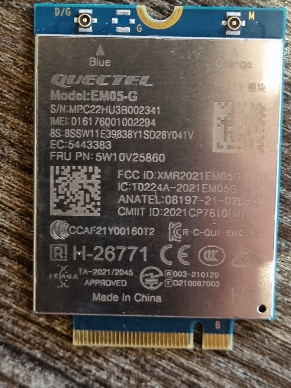 Lte modem pro Lenovo L14, L15 gen.3 – 2 antény