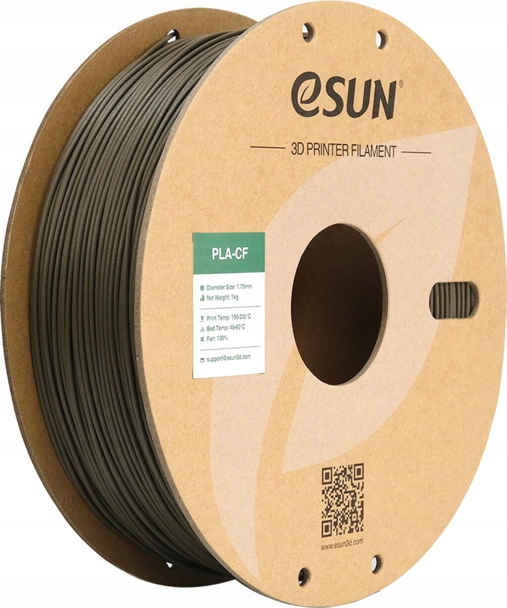 Pla filament vyztužený uhlíkovými vlákny eSUN Pla Hnědá, 1,75 mm, 1000 g