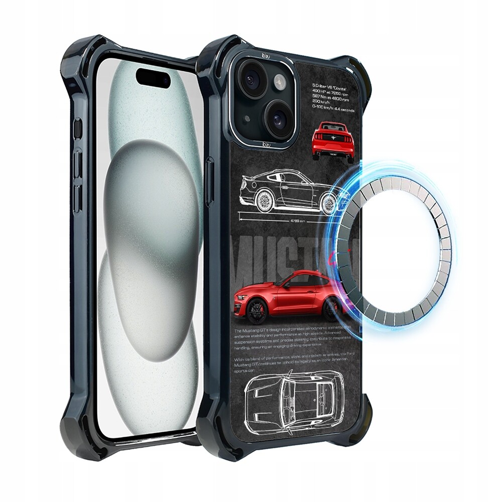 Pouzdro Ibizu DropGuard Ultra iPhone 15 s MagSafe, Gt V8 „Coyote“