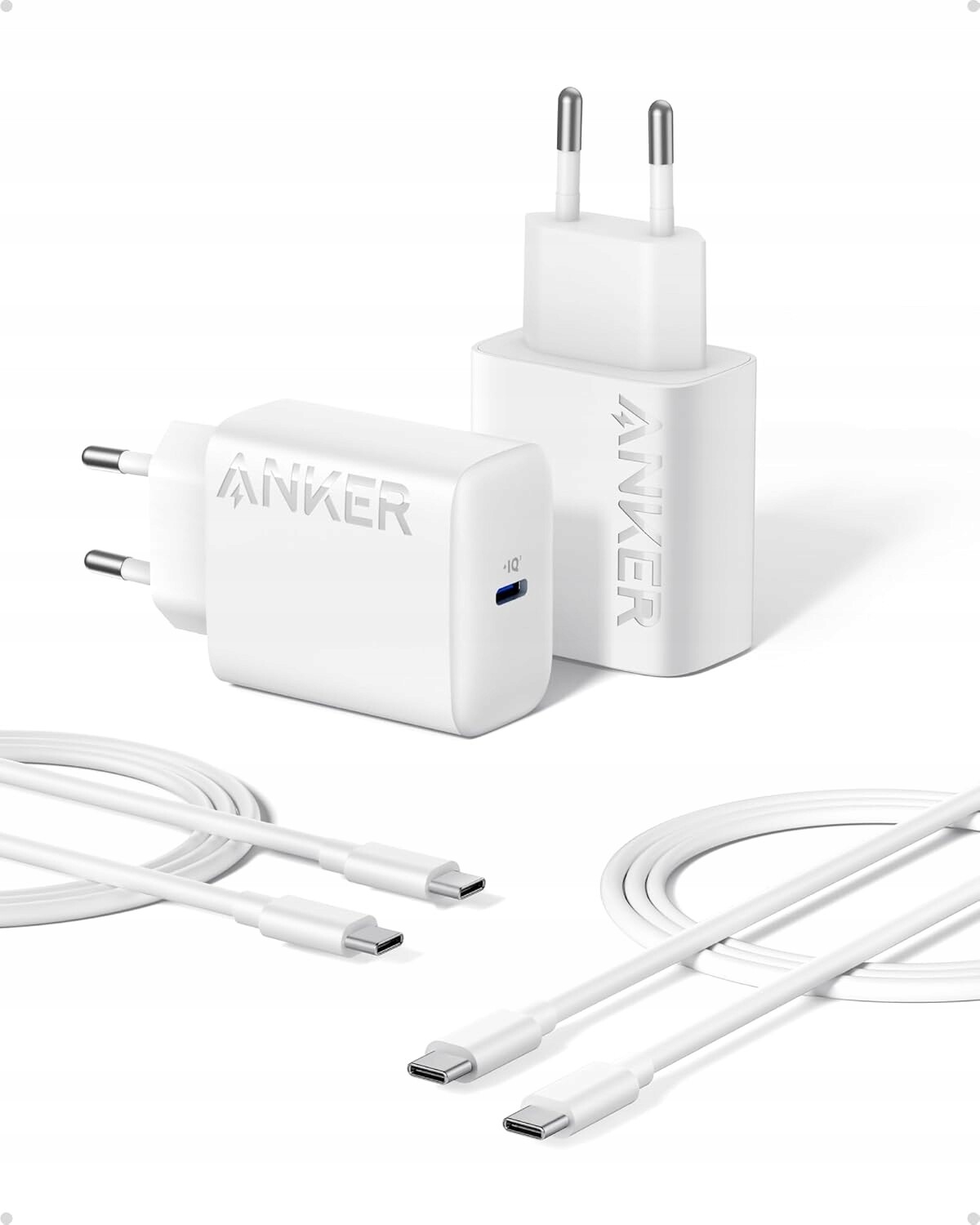 Anker Nabíječka 25W Samsung S23 Rychlé nabíjení 2 kusy 2 Usb-c kabely