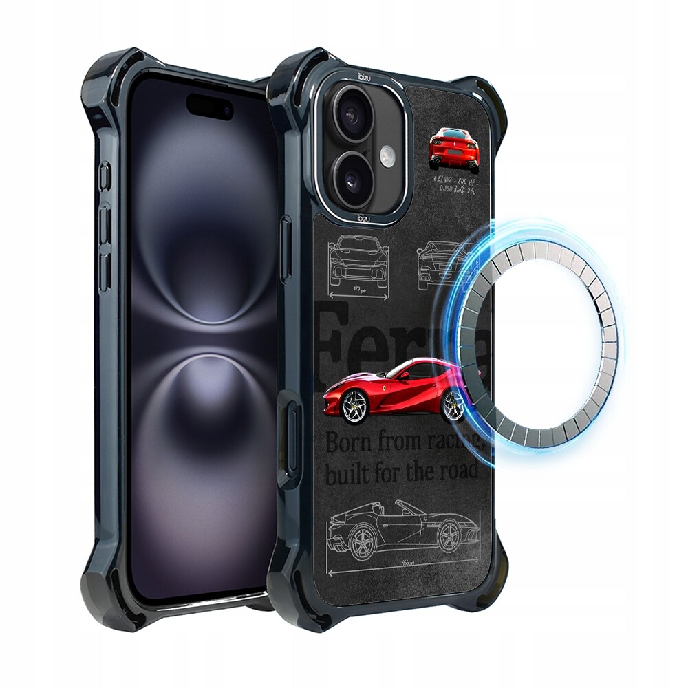 Pouzdro pro iPhone 16 Ibizu DropGuard Ultra s MagSafe, TechDrive, 812 Superfast