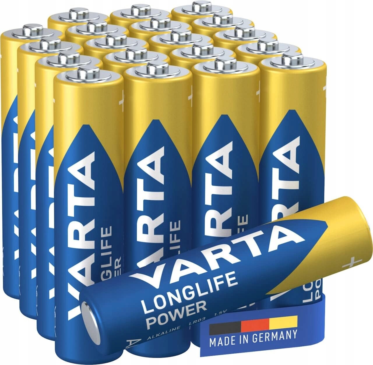 Varta Alkalické baterie 20x Aaa High-Energy nevytékají a jsou vyrobeny v Německu