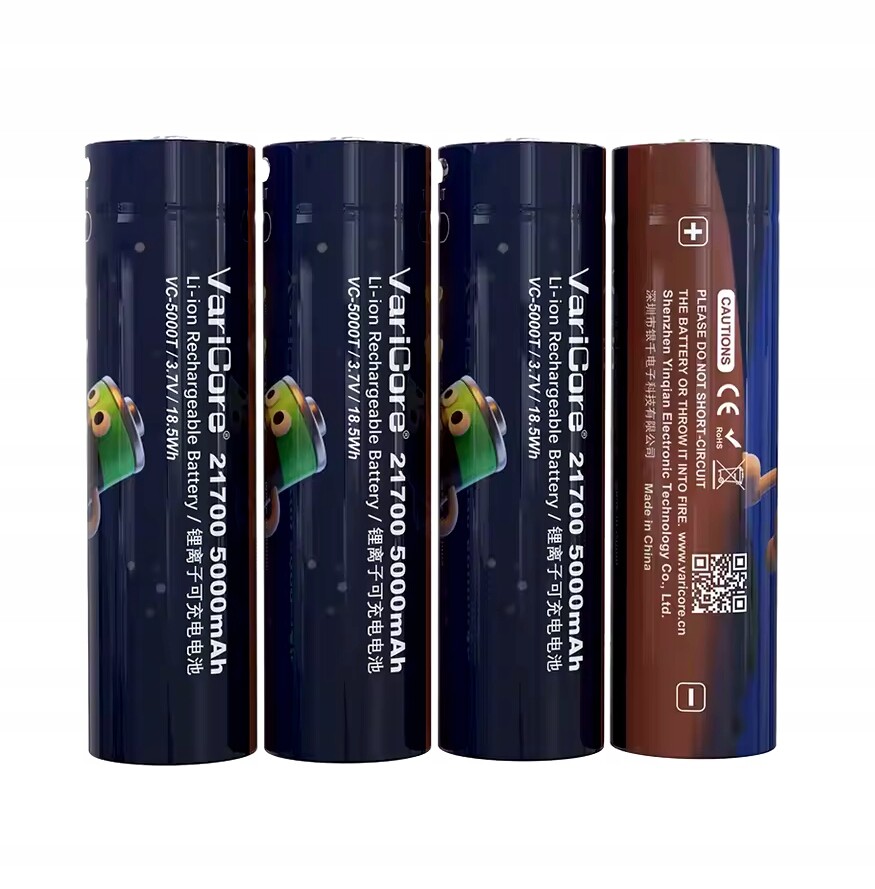 Akumulátor baterie VariCore VC-5000T Type-C 21700 3.7V Li-ion 5000 mAh 4ks